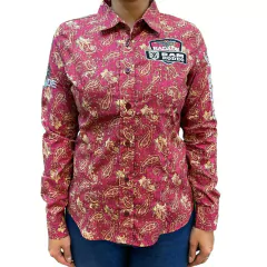 Camisete Radade ML Print Ram Rosa/Bege RDA21
