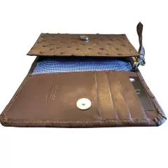 Carteira Cincow Feminina Avestruz Café CW9341.2 na internet