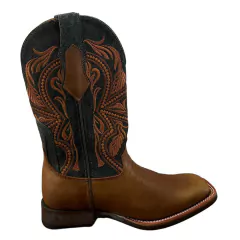 Bota Goyazes Masculina Marrom Cano Stong Verde Bordado 241501-CP na internet