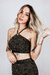 cropped lurex vegas