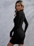 vestido gola ivy preto - comprar online