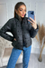 jaqueta puffer heart preto