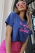 t-shirt strong and sweet azul - SHOP TRIZZLE