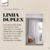 Cortina Duplex Bellini 3,00x1,70m Areia - Bella Janela na internet