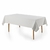 Toalha de Mesa Retangular 8 Lugares Delicata Branco