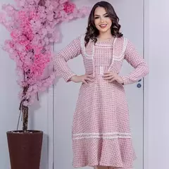 Imagem do Conjunto Evangélico Tweed com renda Gripir