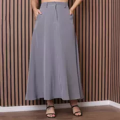 Imagem do SAIA LONGA GODE DE ALAFAIATARIA MODA FEMININA