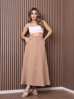 SAIA LONGA GODE DE ALAFAIATARIA MODA FEMININA - comprar online