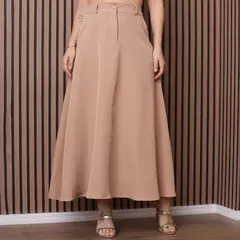 SAIA LONGA GODE DE ALAFAIATARIA MODA FEMININA
