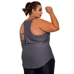 Regata Plus Size Veste Legging G1 G2 G3 em Poliamida Fitness Academia - Marandola Moda