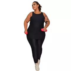 Regata Plus Size Veste Legging G1 G2 G3 em Poliamida Fitness Academia na internet