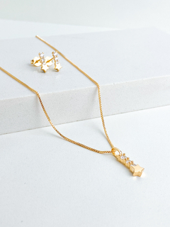 Conjunto Estrela com Zircônias - comprar online