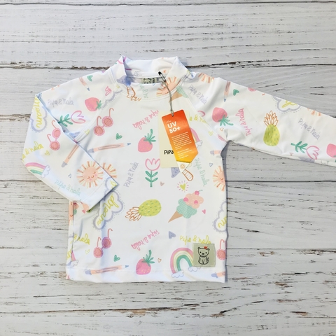 Remera Helados (UV 50+) manga larga