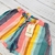 Short de Fibrana Rayas Multicolor - comprar online