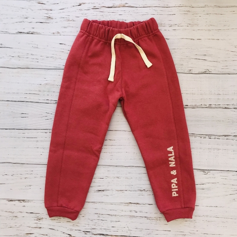 Pantalon de Frisa con Banda Rojo