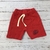 Short Rustico con Banda Rojo