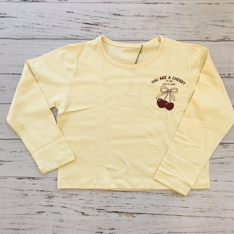 Remera corta Cherry