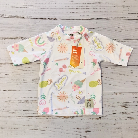 Remera Helados (UV 50+) manga corta