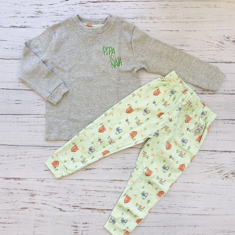 Pijama Granja Verde