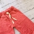 Pantalon Rustico Ancho c/tajo Coral - comprar online