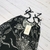 Solero de Fibrana Negro Flores - tienda online