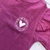 Remera corazón Fucsia en internet