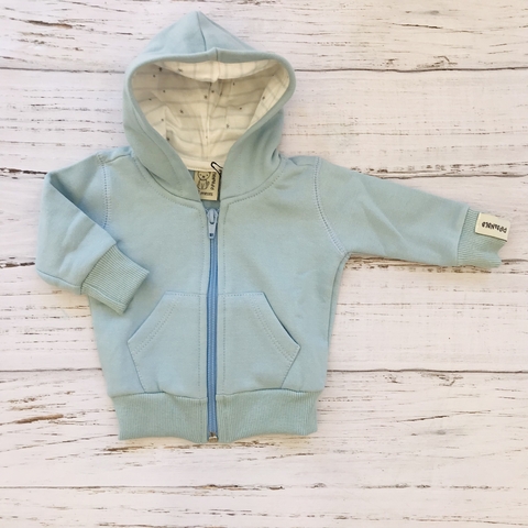 Campera de Frisa bebe celeste