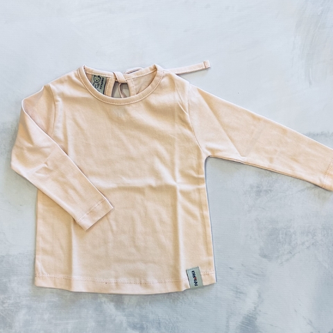 Remera M/Larga con gota Rosa