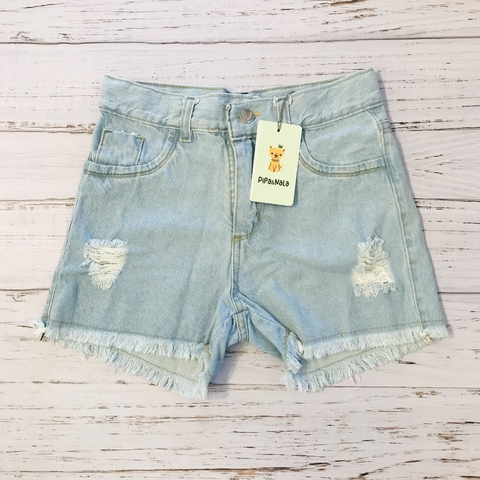 Short de Jean Mom con Roturas