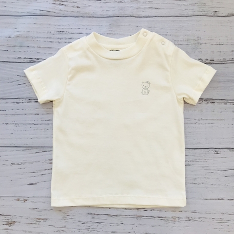Remera basica Manga Corta Crudo