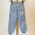 Babucha Jean con tiras - tienda online