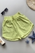 Short com bolsos de linho - loja online