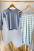 Pijama xadrez infantil masculino