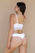 Conjunto de Cotton e cós de renda - GibsonGirl lingeries