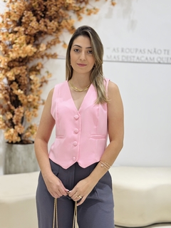 Imagem do Conjunto Alfaiataria Cloe Rosa Claro