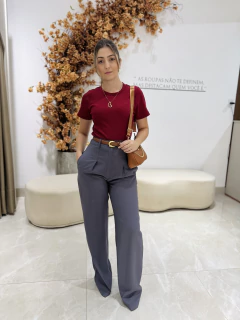 Pantalona Cecília Grafite - comprar online