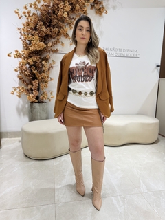 Short Saia Lia em Couro PU na internet