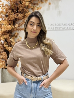 T-shirt Gola Alta Mocha Mousse - comprar online