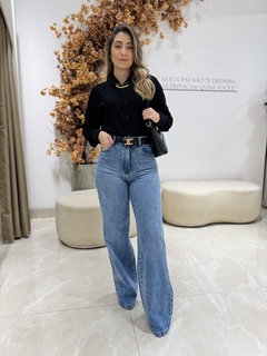 Calça Jeans Wide Leg Érica na internet
