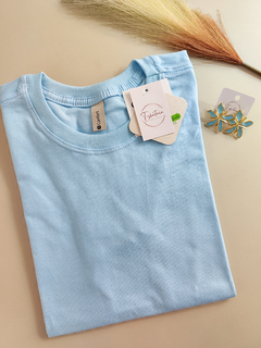 T-shirt Premium Lisa Azul Bebe na internet