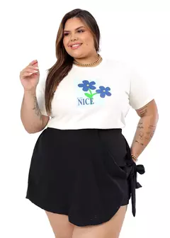 T-shirt Plus Size Nice - comprar online