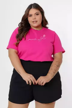 T-shirt Plus Size Permita-se - comprar online