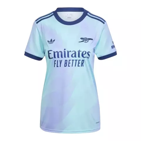 Camisa Arsenal III 24/25 - Torcedor Adidas Feminina - Azul