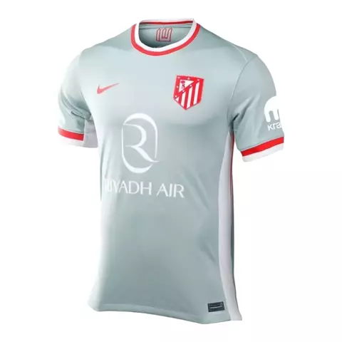 Camisa Atlético de Madrid II 24/25 - Torcedor Nike Masculina - Verde com detalhes em branco e vermelho