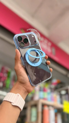 Case MagSafe soporte borde Blue iPhone 17 Pro /18 Pro - comprar en línea