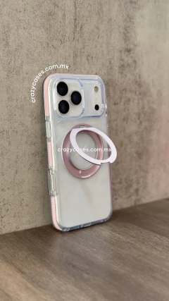 Case MagSafe soporte borde Pink iPhone 17 Pro Max /18 Pro Max - comprar en línea