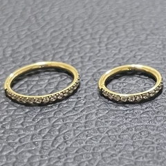 Argola cravejada 10mm, 8mm e 6mm - comprar online