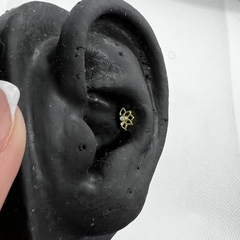 Meia flor de lótus na internet