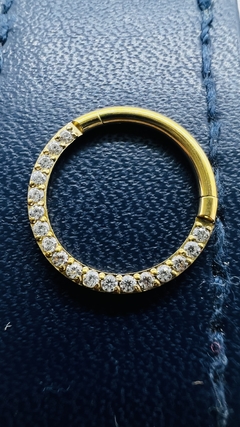 Argola com banho PVD