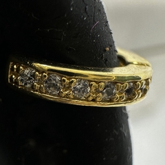Argola com 1 fileira de zircônias